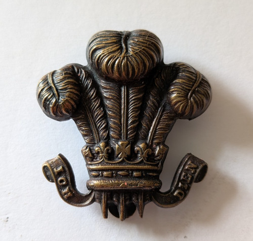 Denbighshire hussars cap badge - denbighshire,
