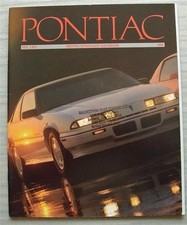 PONTIAC 1989 USA Car Sales Brochure SUNBIRD Grand Prix FIREBIRD Trans Am ++