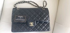 Chanel Quilted Leather Shoulder Bag – Black – Gold-Chain-With Card (Unverified)