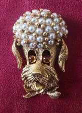 Butler & Wilson Brooch Dog