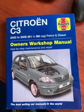 Haynes Owners Workshop Manual for Citroen C3 (2002 to 2009)