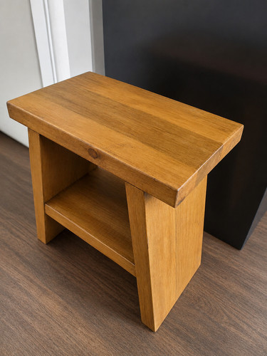 Farmhouse stool rustic - -,