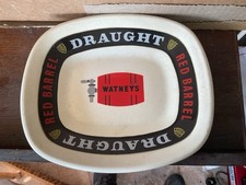 Watneys Draught Red Barrel,Beer Ashtray,church Gresley,used