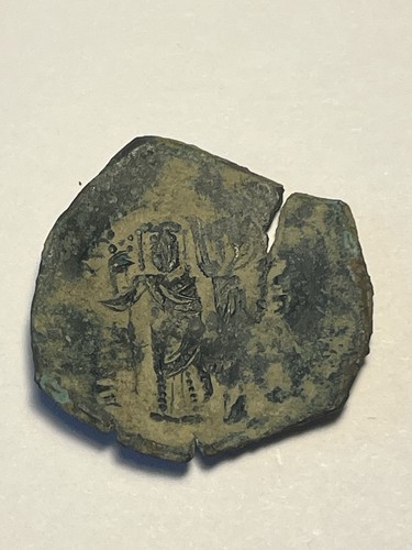 Byzantine trachy coin - byzantine,