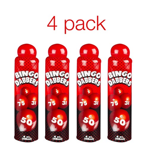 Pack red bingo - pack, dabbers