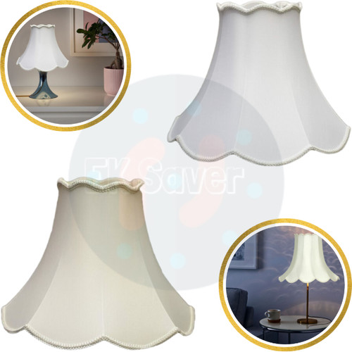 Single scallop faux - single, silk