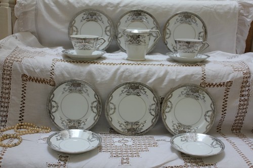 Gorgeous noritake silver - ,