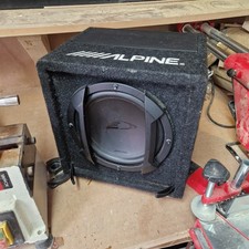 Alpine SWE-815 8" 20cm 300 Watts Amplified Subwoofer Bass Box   ( NO CONTROL ) 