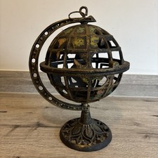 Vintage Heavy Cast Iron World
