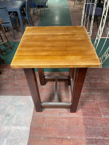 Solid wood high - high, table