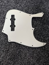 Fender Jazz  Bass Guitar Scratch Plate Pick Guard White