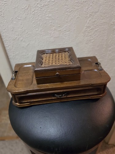Vintage wood gentlemans - gentlemans, valet