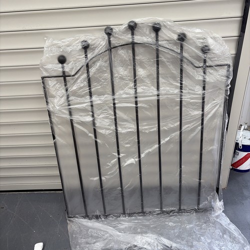 Metal garden fence - garden,