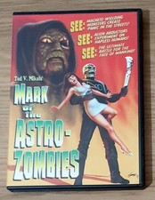 MARK OF THE ASTRO ZOMBIES - DVD.  B-Movie Fun - Aliens & Half Human Robots!