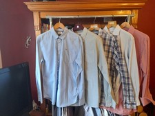 Men’s Long Sleeve Shirts Bundle Job Lot x5 Pieces Mixed Styles size 16.5 & XL #1