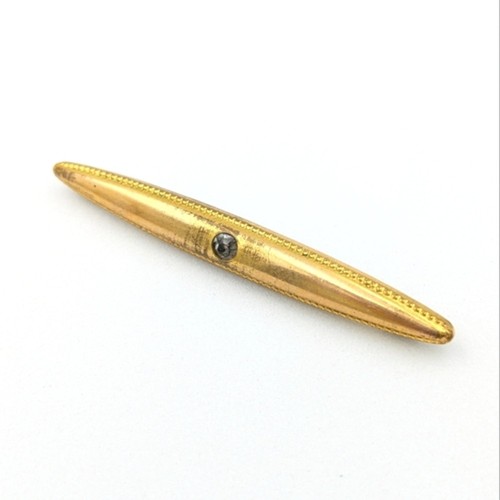 Antique bar brooch pin - , with