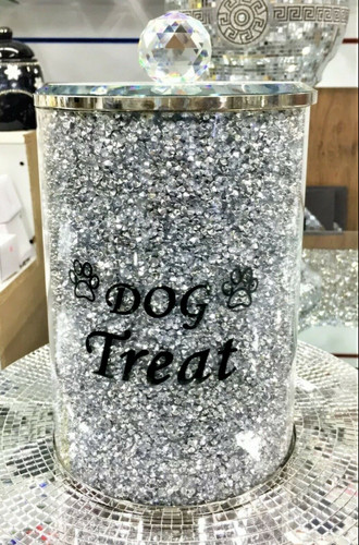Sparkly crushed crystal silver - crushed,