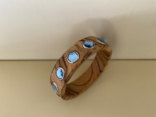 PRADA Wood & Crystal Bangle