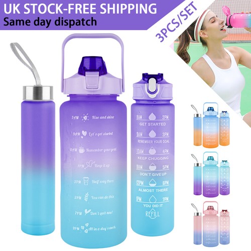 Motivational water bottle - water,