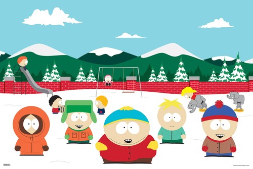 South park playground 24x36 - playground,