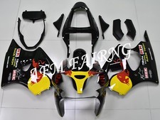 Black RB ABS Injection Mold Bodywork Fairing Kit Panel for Ninja ZX-6R 2000-2002