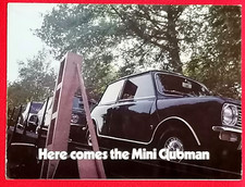 1969-70 BL MINI CLUBMAN UK Launch Sales Brochure - Saloon Estate - Excellent!