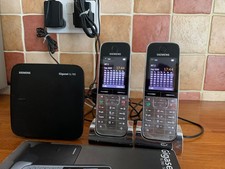 Siemens Gigaset SL78H Duo Handsets + SL785 Base – Working, Good Condition