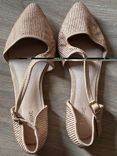 Next ladies rose gold buckled - rose,