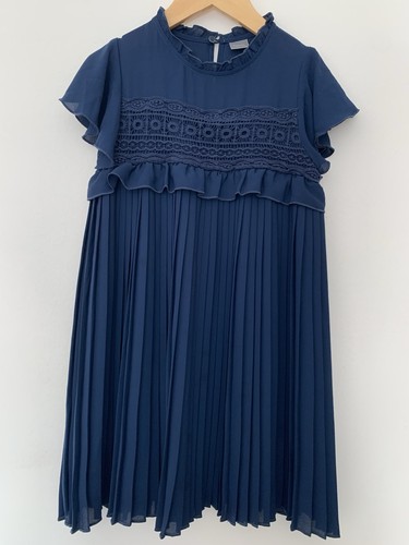 Next girls blue pleated - girls, flared
