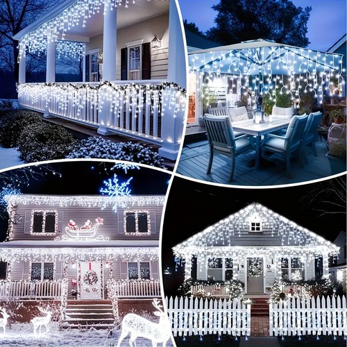 Solar led icicle string - icicle,