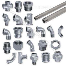 Galvanised malleable iron - iron, pipe