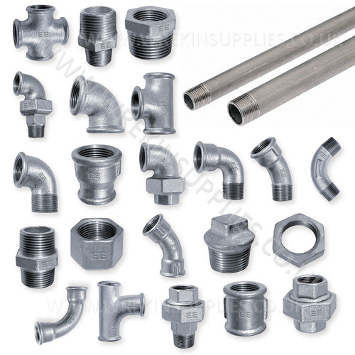 Galvanised malleable iron - galvanised,