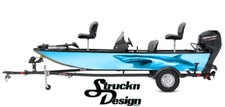 Boat Wrap Blue Great White