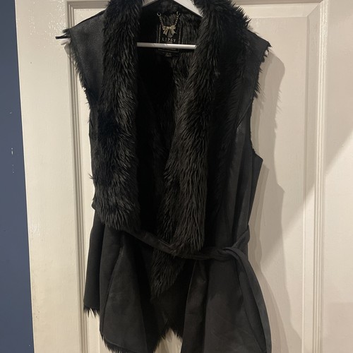 Lipsy black gilet - black,
