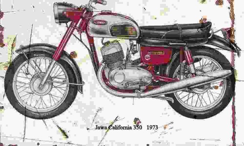 Jawa california350 1973 aged - california350,
