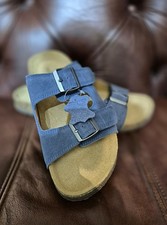 M & S Men's Sandals/Slides - Blue - 2 strap style - UK10 - BNWT