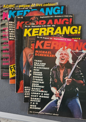 Kerrang magazines 1982 - , issues