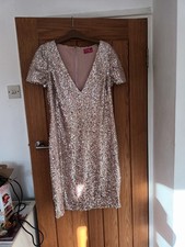 Gemma Collins Party Dress Size 16 Sequinned Above Knee