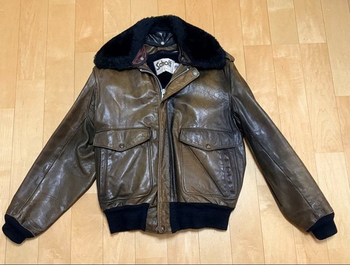 Schott flight jacket leather - flight,