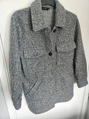 Grey textured boucle - f&f,