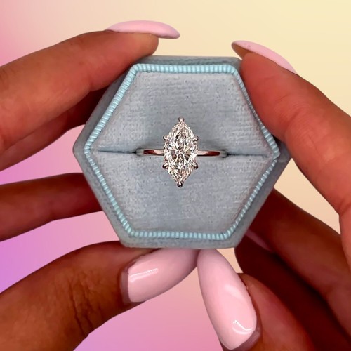 Marquise cut ring igi - 2.50,