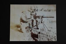 Military Photo Lincolnshire Regiment Sergeant with Vickers MG 1898