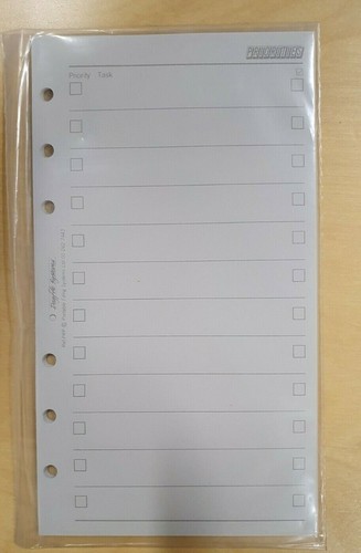 Filofax personal inserts from