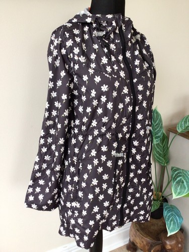 Parka pocket black daisy - in,
