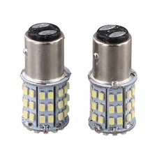 Powerful 12V LED Brake Stop Tail Light Bulb BAY15D Dual Filament Pack of 2