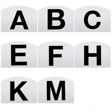 Soaoo 8 Pcs Dressage Letters