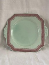 Adams English Ironstone Calyx Ware Lowestoft Bone China England Cake Plate ✅1170