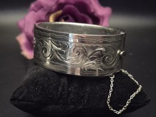 Vintage Sterling Silver Wide