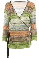 M MISSONI MULTI KNIT CARDIGAN IT 50 UK 18