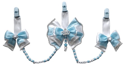 Personalised triple blue and - personalised,